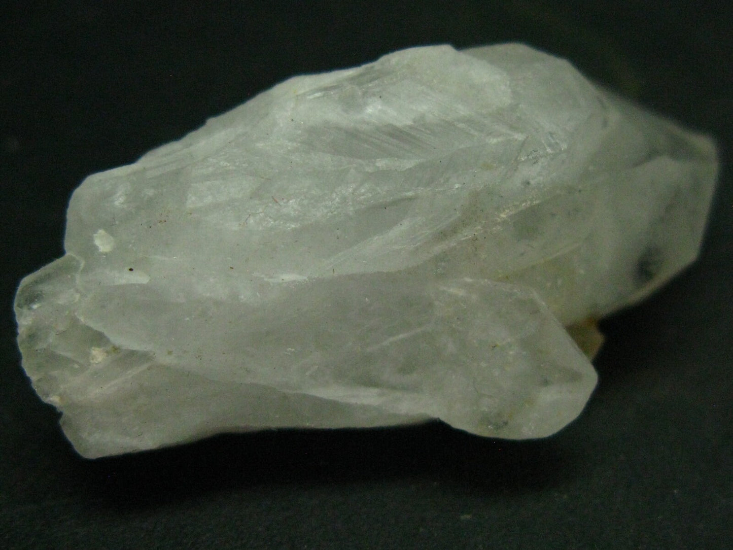 Hollandite in Quartz Crystal from Madagascar - 1.8"