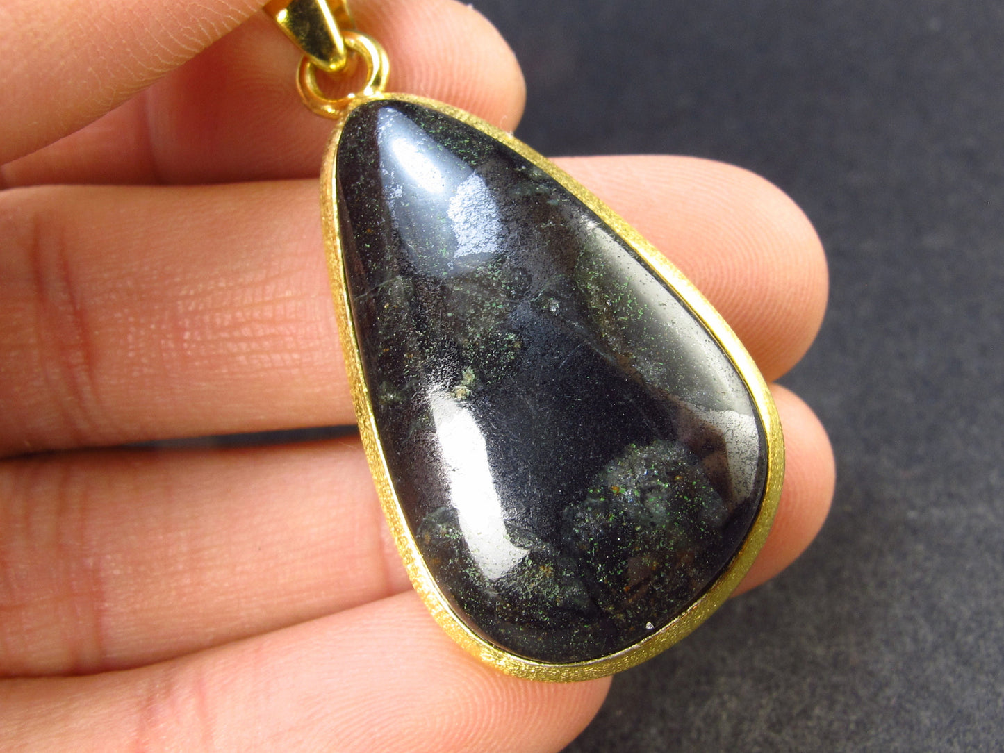 Rare ISUA Stone Silver Pendant From Greenland - 1.7" - 11.6 Grams