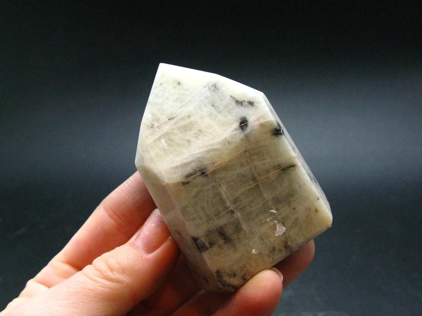 Nice Golden Amblygonite Obelisk from Brazil - 148.59 Grams - 2.5"