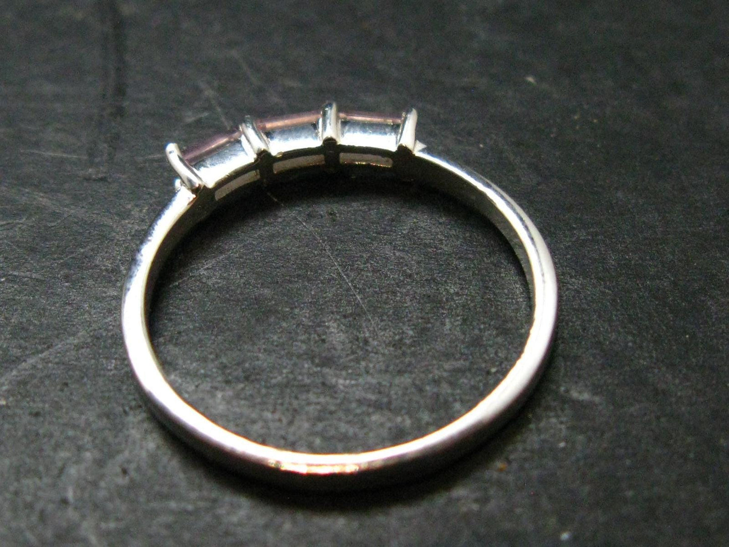 Natural Rose Quartz Ring from Brazil - 1.50 Grams - Size 8