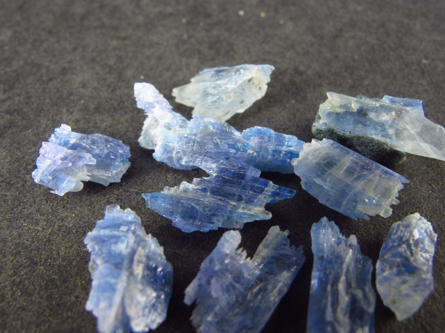 Lot of 10 Rare Gem Jeremejevite Crystals From Namibia - 11.60 Carats