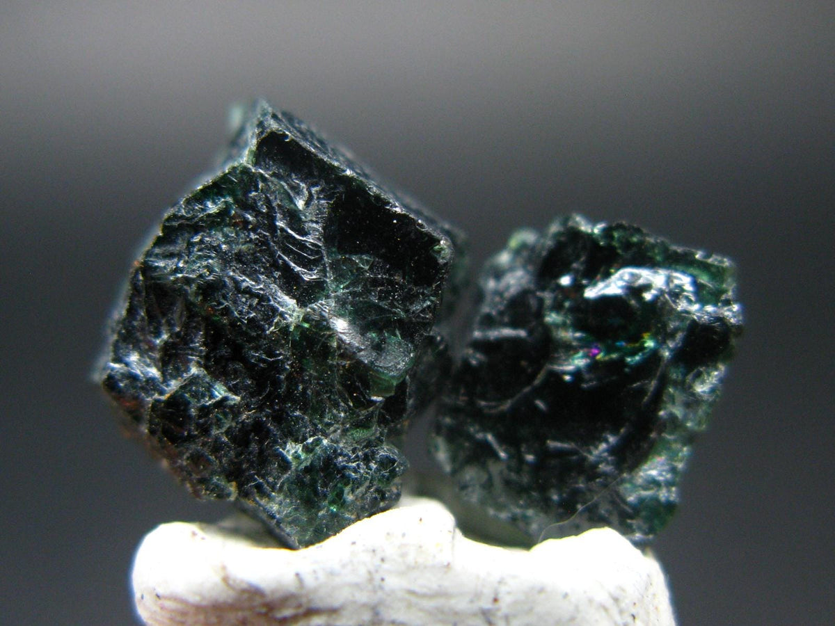 Lot of 10 Greenish Blue Spinel Gahnite Crystals From Australia - 13 Grams