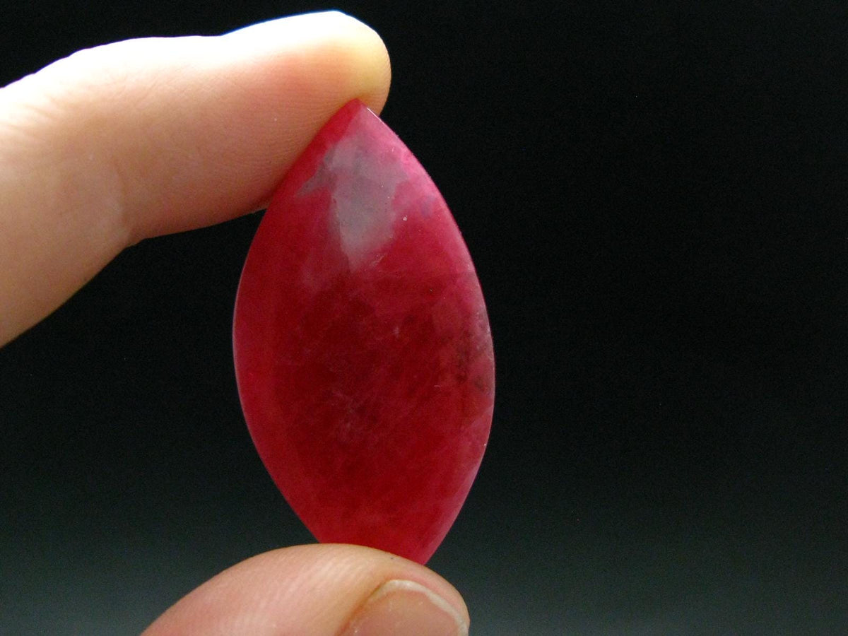 Extremely Rare Gem Rhodonite Cabochon From Brazil - 35.55 Carats