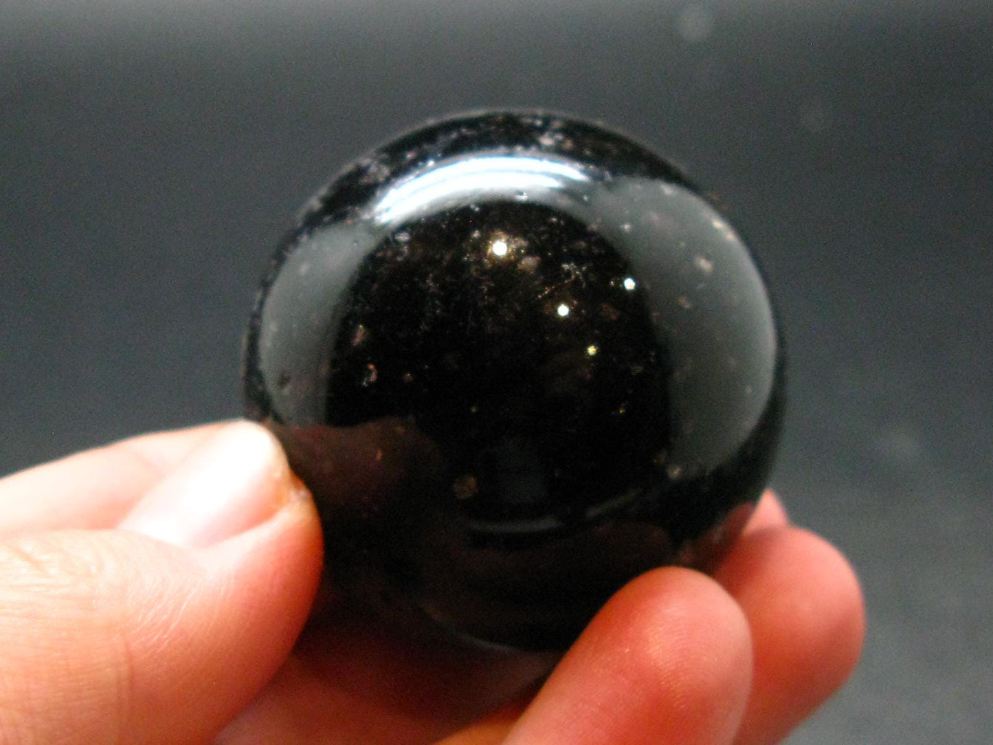 Incredible Cintamani Stone Pearl of Fire Sphere Ball from Indonesia - 1.2" - 76.0 Grams