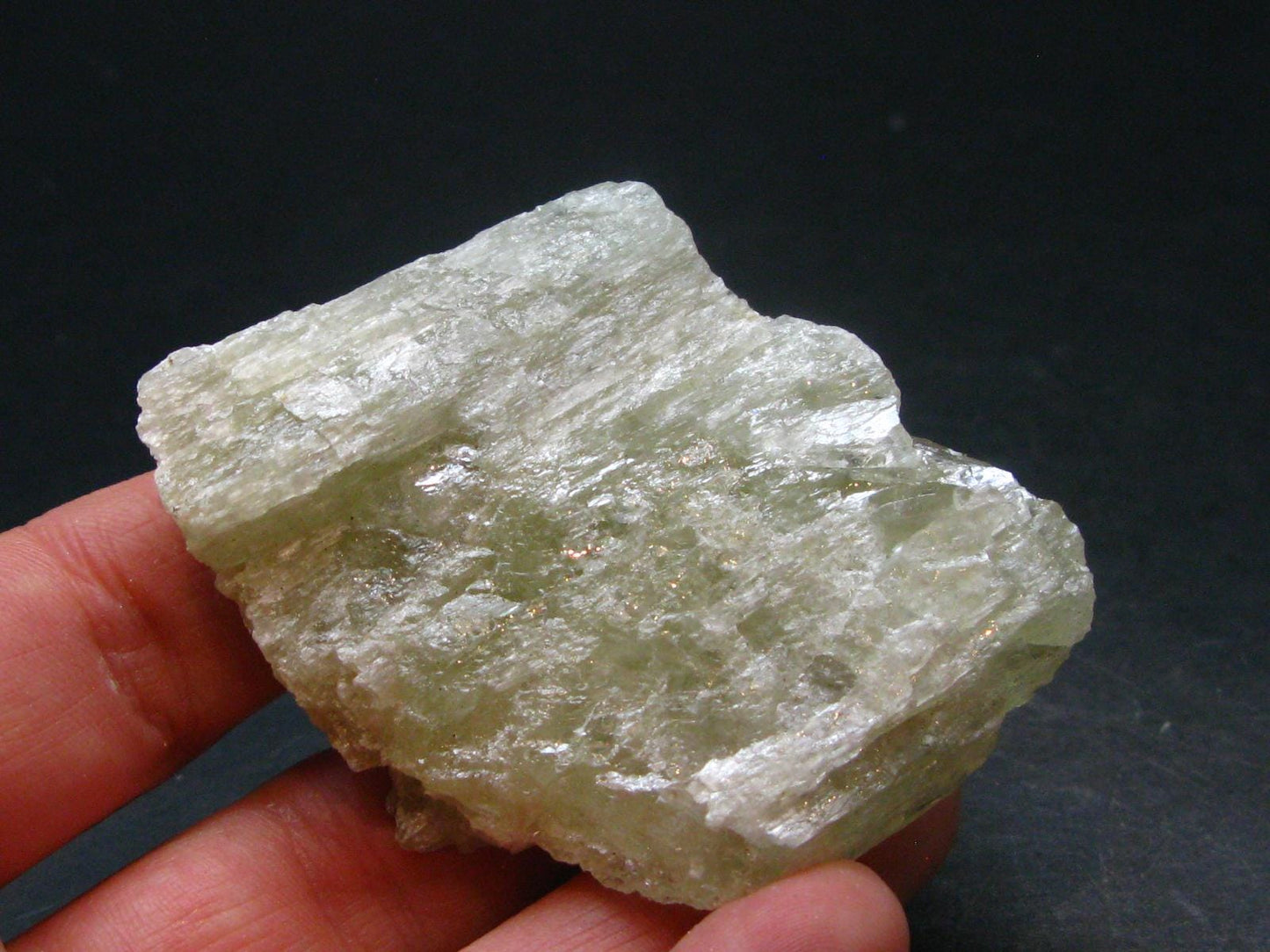 Gem Green Hiddenite Spodumene Crystal From Brazil - 2.1" - 44.76 Grams