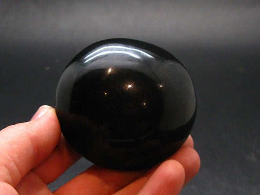 Black Obsidian Polished Stone From Mexico - 2.2"