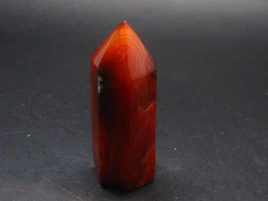 Carnelian Agate Obelisk From Madagascar - 2.9"
