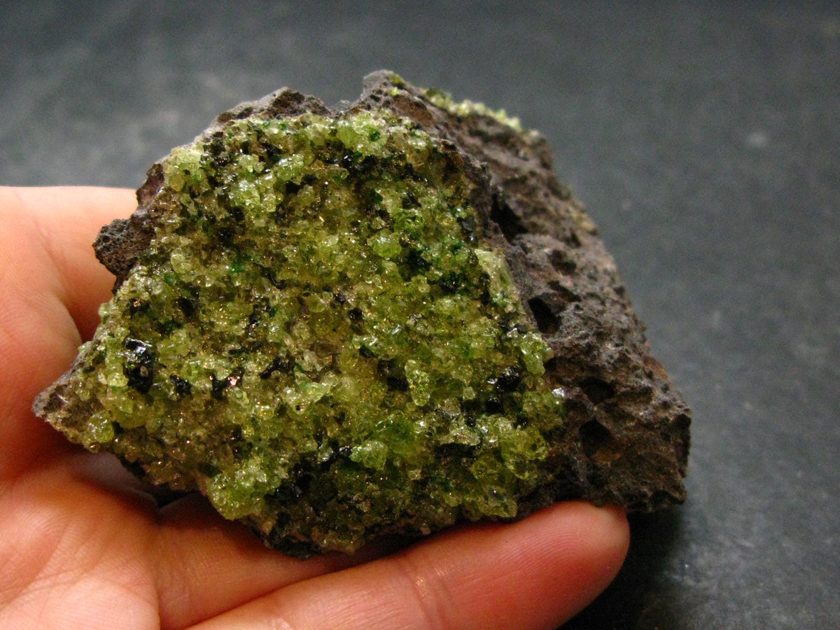 Rare Gem Peridot Cluster from Arizona, USA - 2.6"