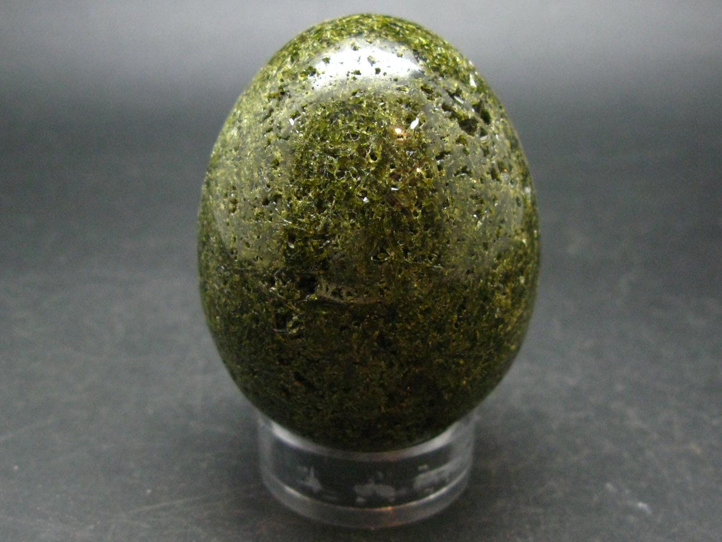 Nice Rare Epidote Egg From Peru - 2.3"