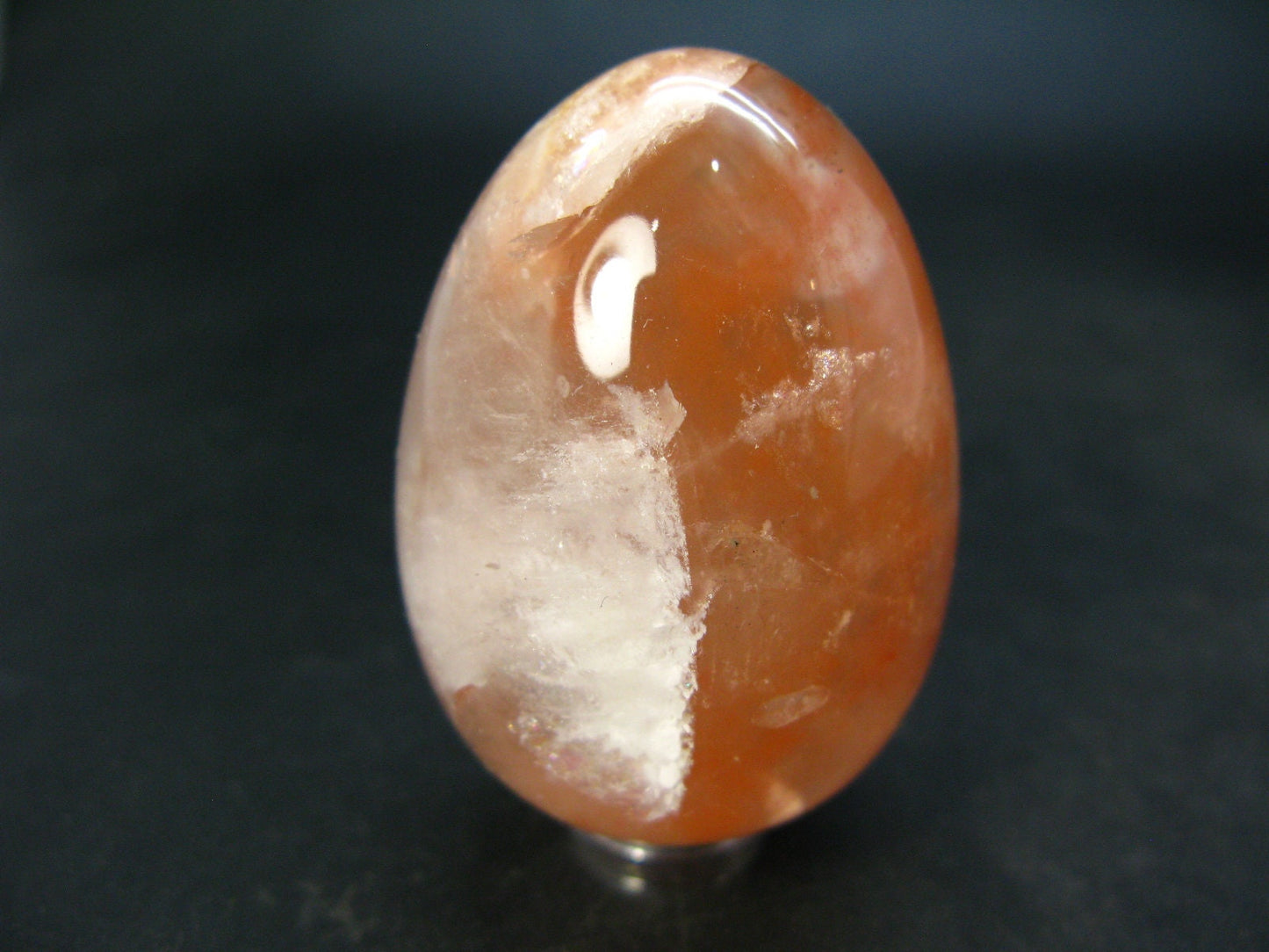 Strawberry Quartz Egg From Russia - 2.2"