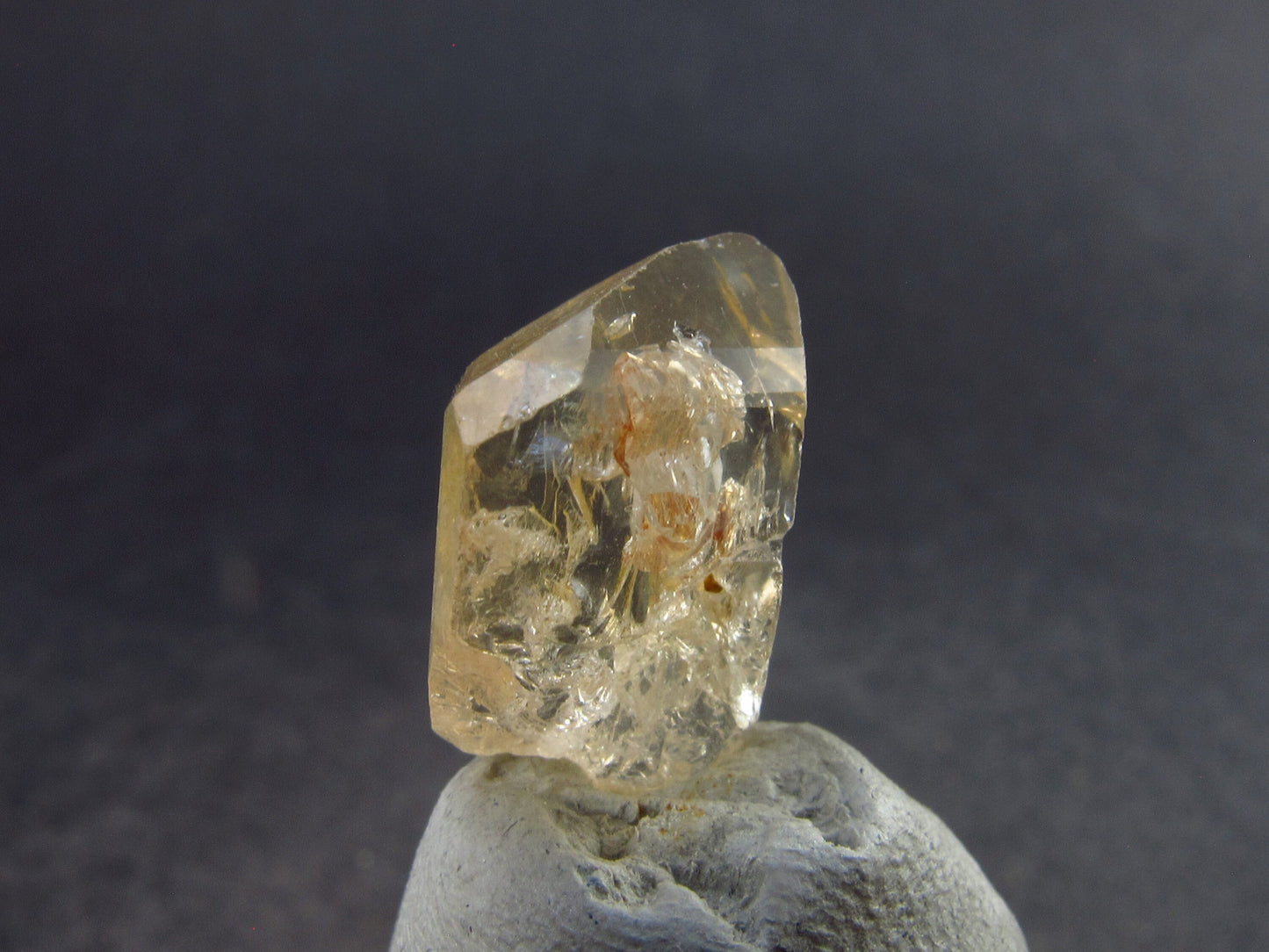 Imperial Topaz Crystal From Zambia - 0.6" - 8.5 Carats