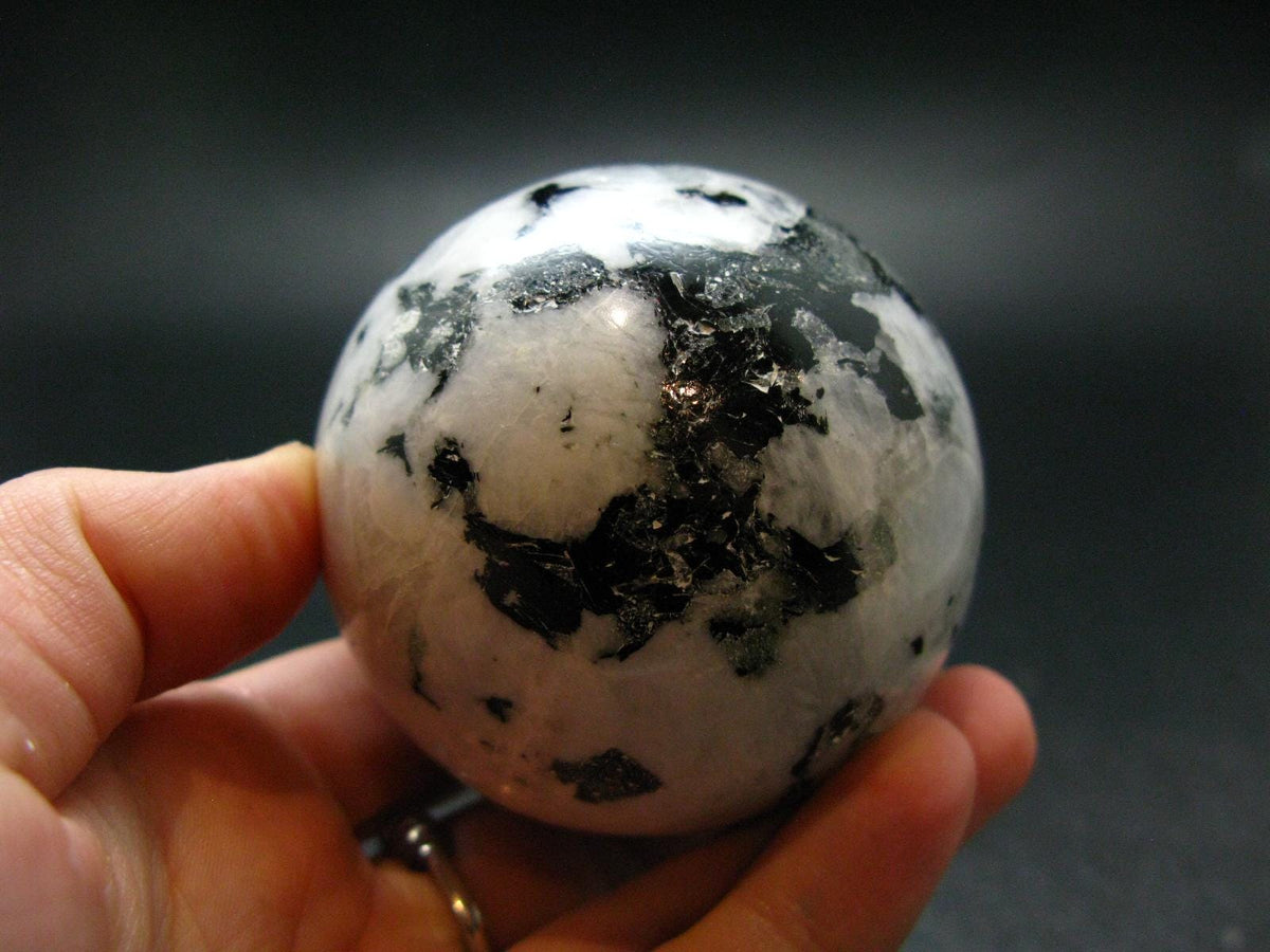 Moonstone Sphere from India - 2.4" - 303.24 Grams