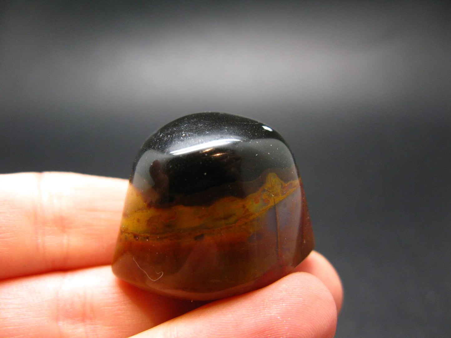 Perfect! 0.9" Agate Shiva Eye from India - 28.14 Grams