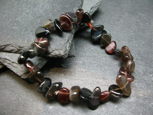 Scapolite Genuine Bracelet ~ 7 Inches ~ 10mm Tumbled Beads