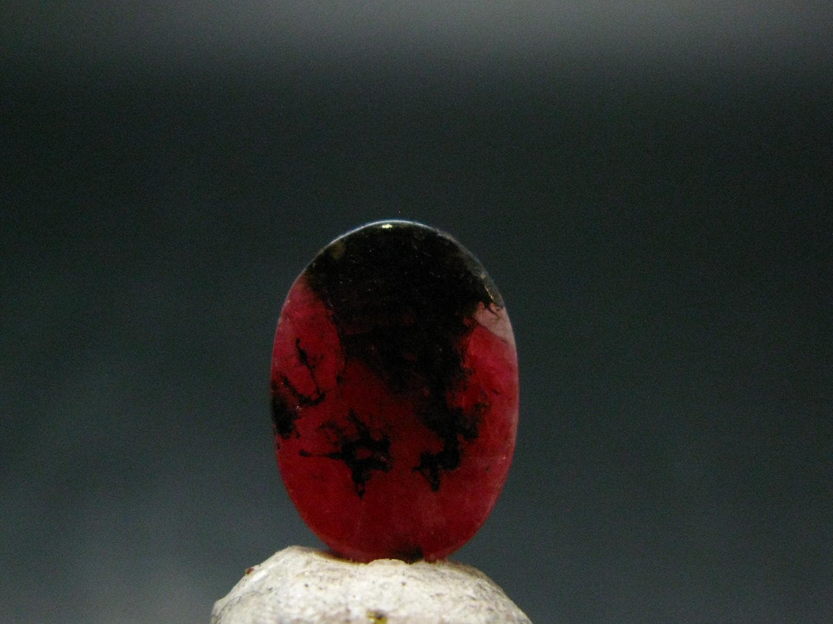 Extremely Rare Gem Rhodonite Cabochon From Brazil - 8.60 Carats