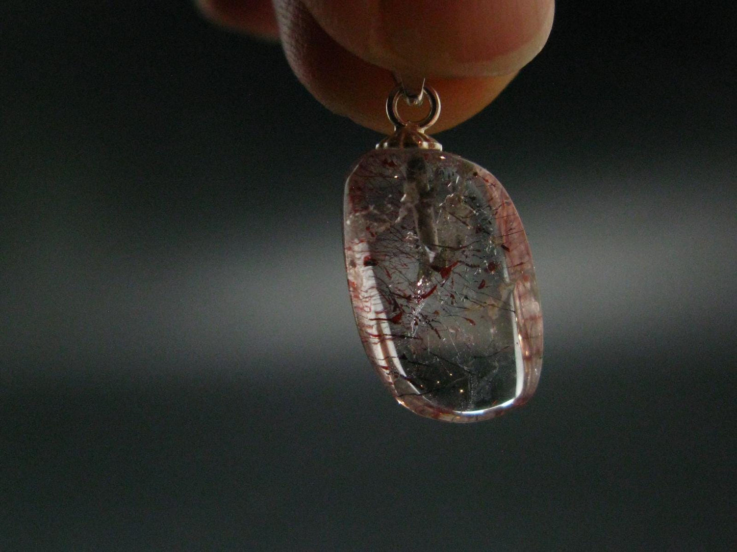 Lepidocrocite Pendant From Brazil - 0.9" - 1.95 Grams