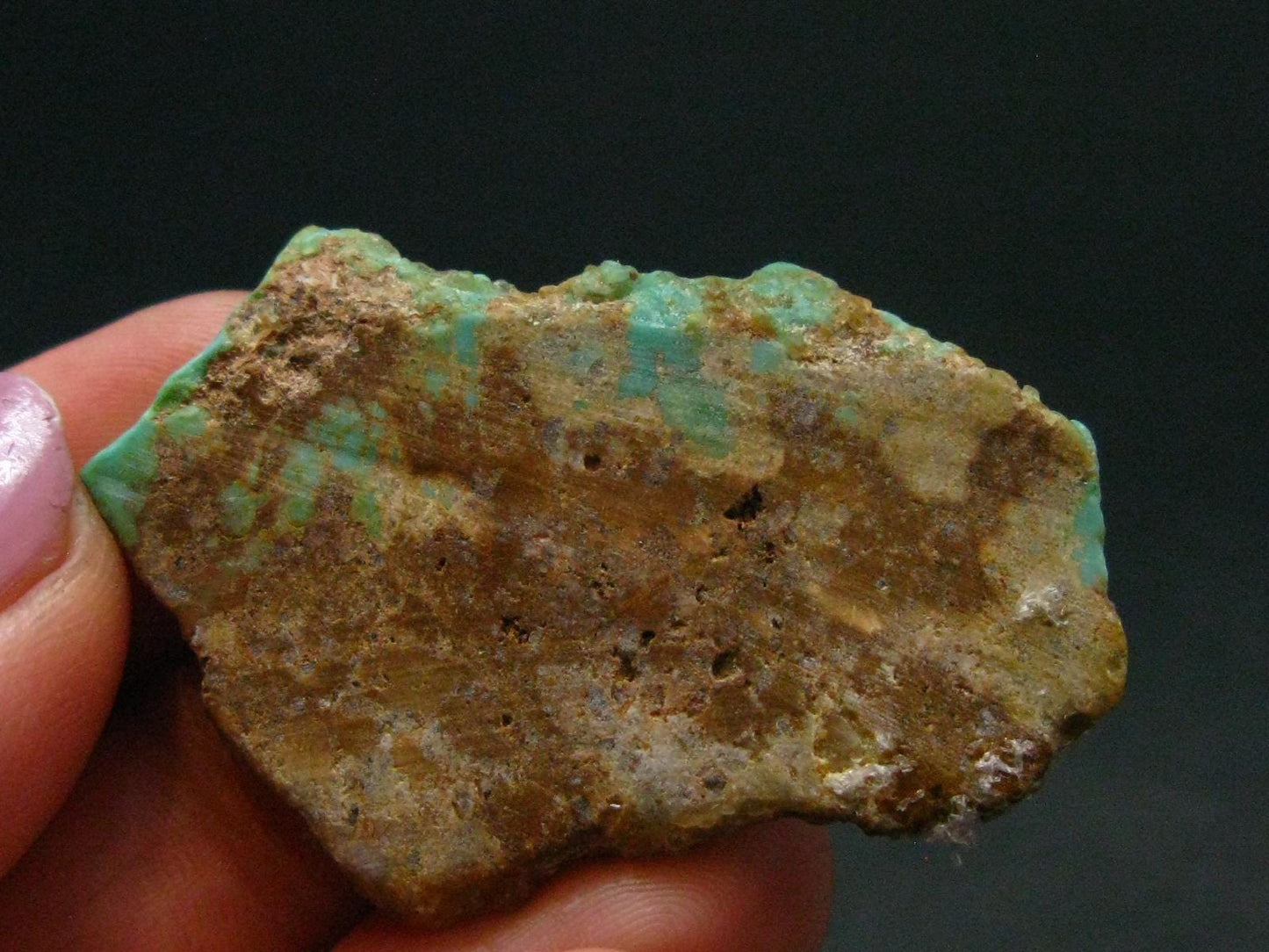 Genuine Tumbled Turquoise from Arizona, USA - 1.4" - 4.07 Grams