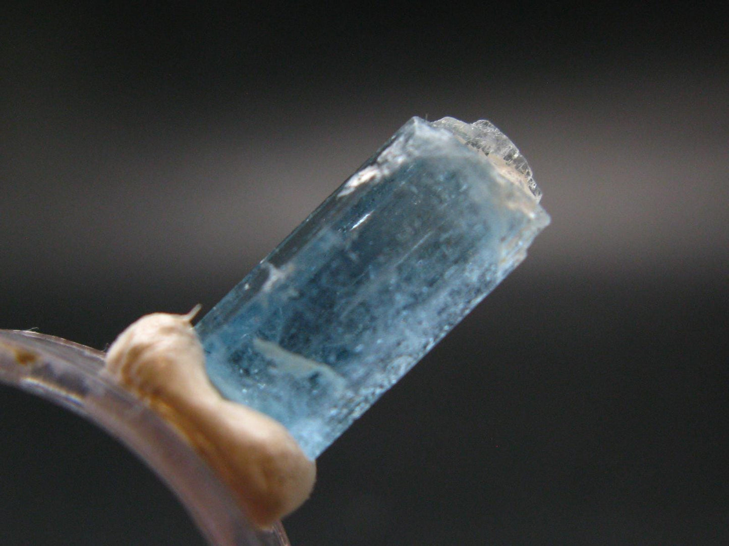 Gem Aquamarine Crystal Blue Beryl From Vietnam - 1.77 Grams - 0.6"