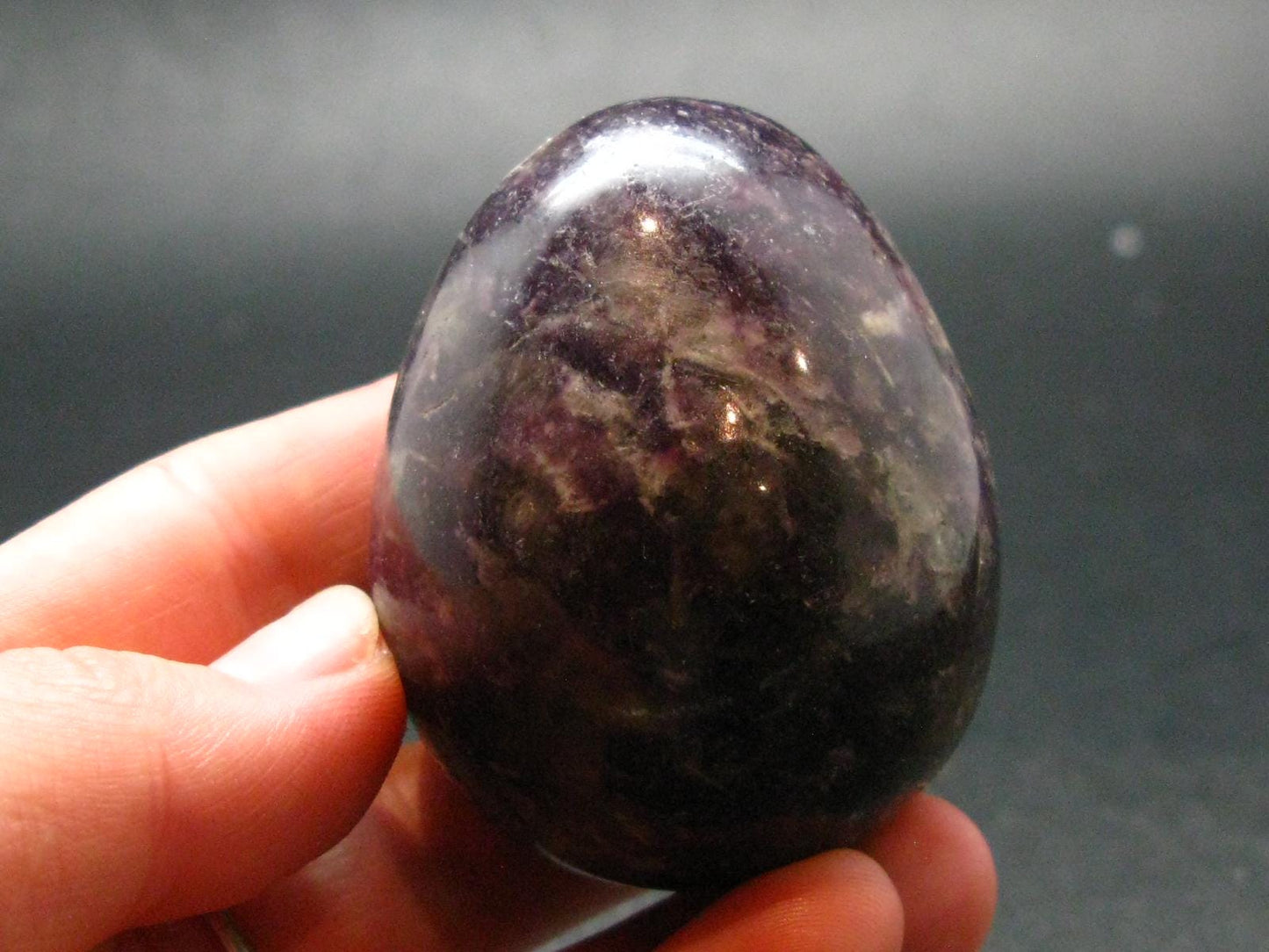 Lepidolite Egg from Brazil - 2.0"