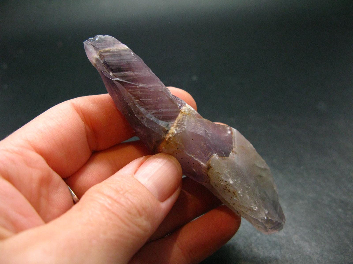 Rare Auralite Super 23 Large Crystal Amethyst From Canada - 3.5" - 29.46 Grams