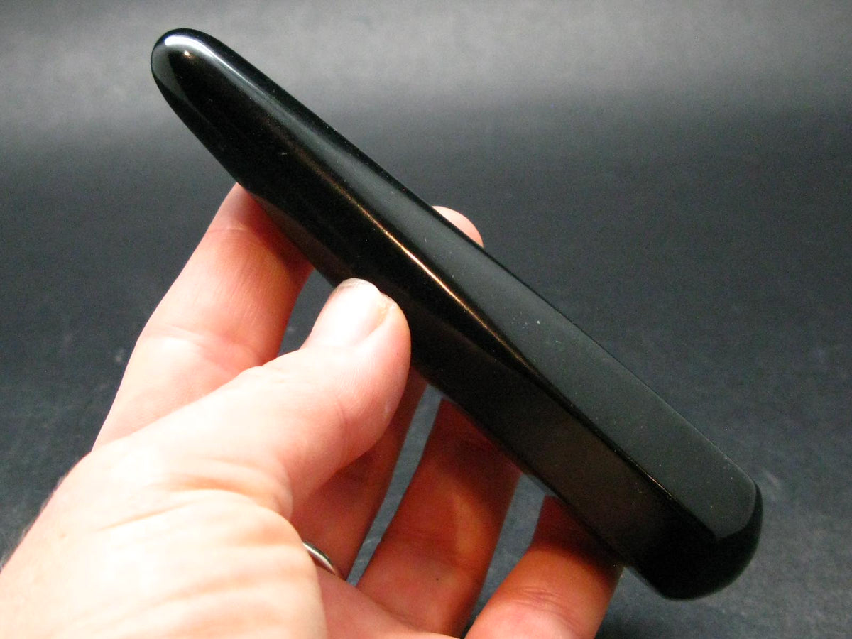 Black Jade Wand From Greenland - 4.4" - 77.22 Grams