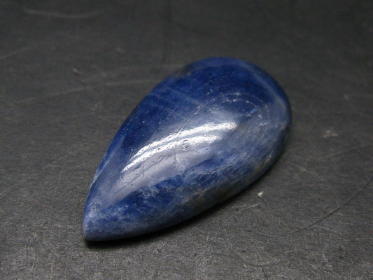Blue Sapphire Corundum Cabochon From Madagascar - 1.5" - 13.65 Grams