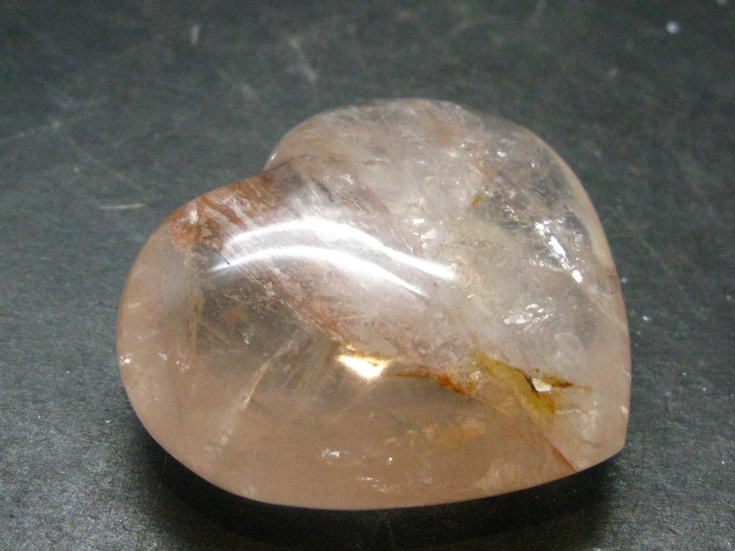 Agnitite Tumbled Heart From Madagascar - 1.6" - 42.44 Grams