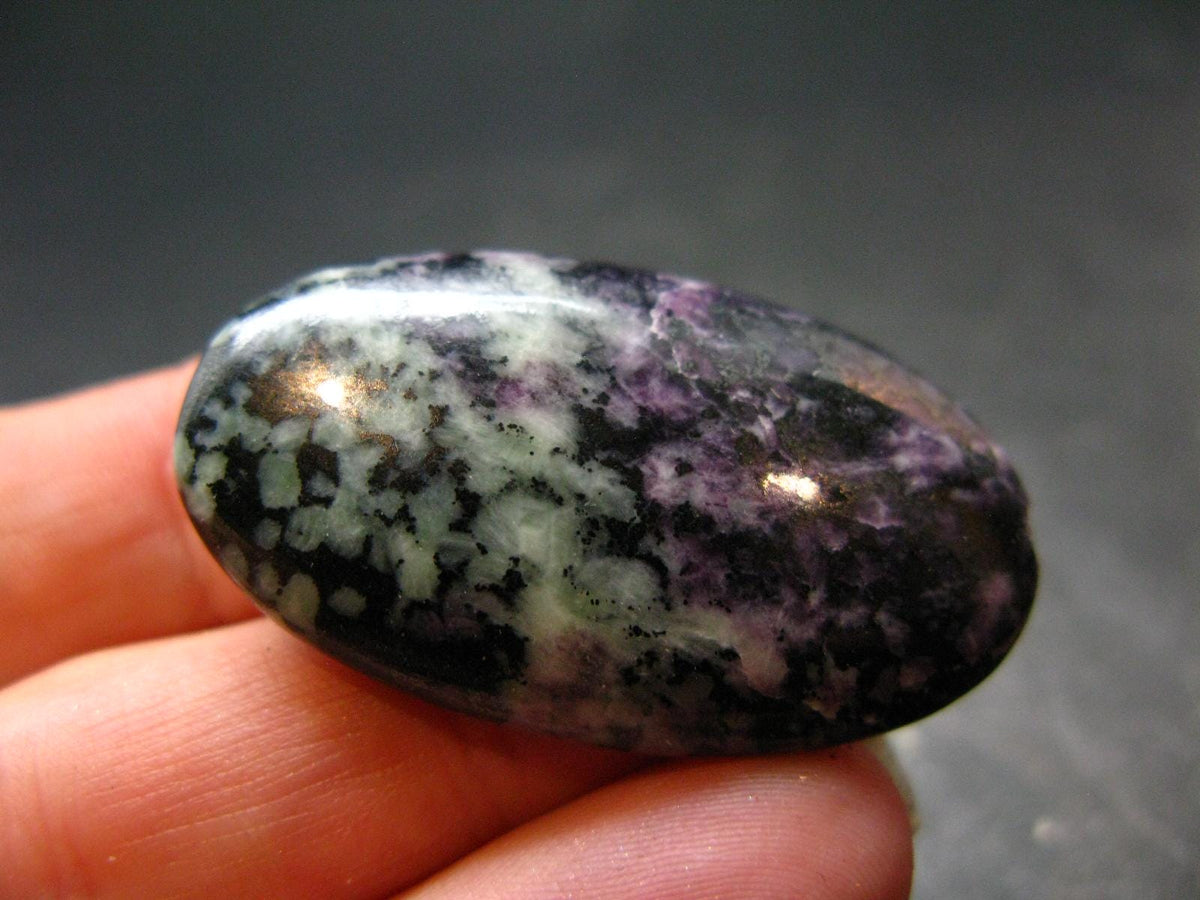Very Rare Kammererite Chrome Clinochlore Cabochon from Turkey - 1.5" - 7.71 Grams