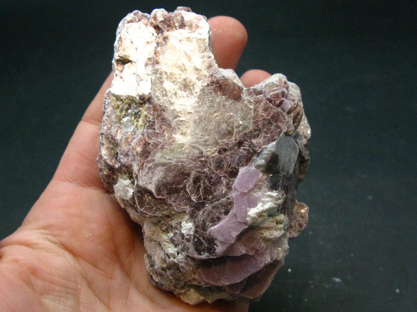 Lilac Lepidolite Mica Crystal From Brazil - 3.3" - 165.59 Grams