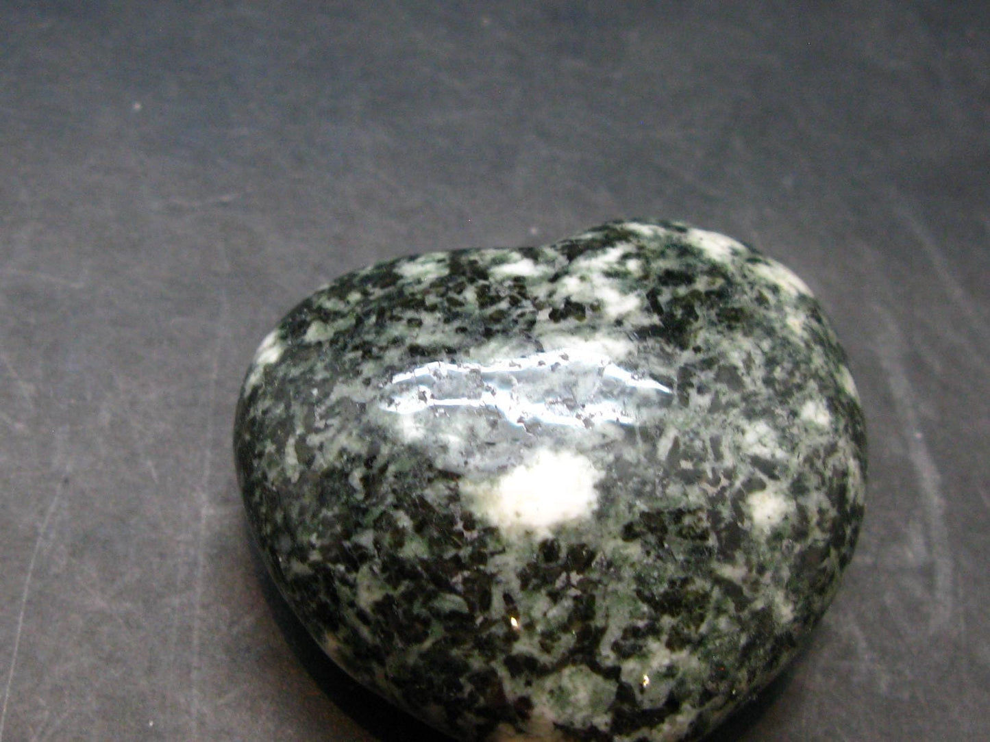 Rare Stonehenge Bluestone Heart From Wales UK - 1.3" - 47.69 Grams