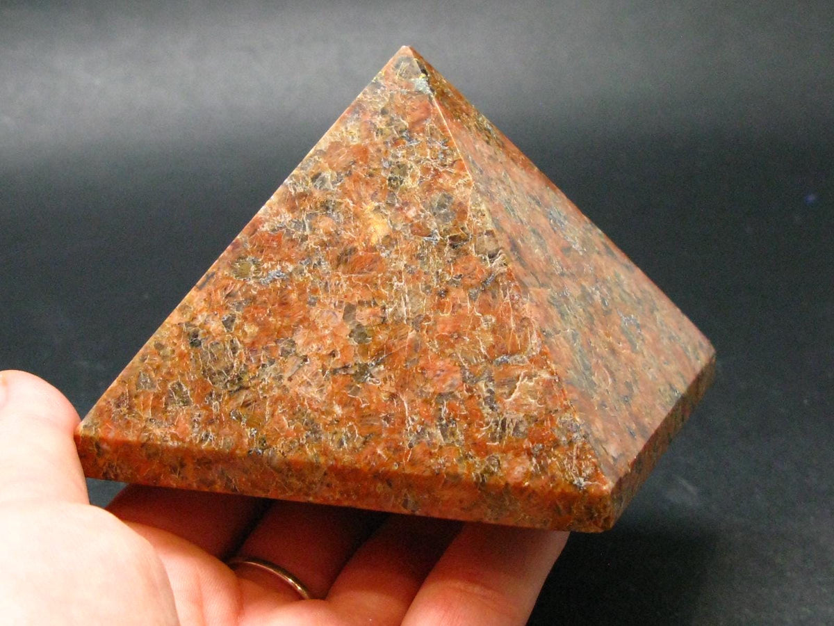Natural Rosophia Feldspar Pyramid From Rocky Mountains - 2.5" - 418.80 Grams