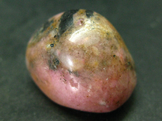 Cobaltocalcite Cobalto Calcite Tumbled Stone From Morocco - 1.1"