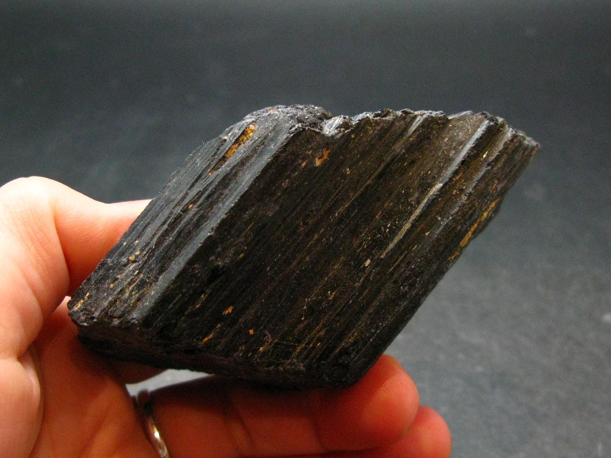 Fine Black Tourmaline Schorl Crystal From Brazil - 2.9"