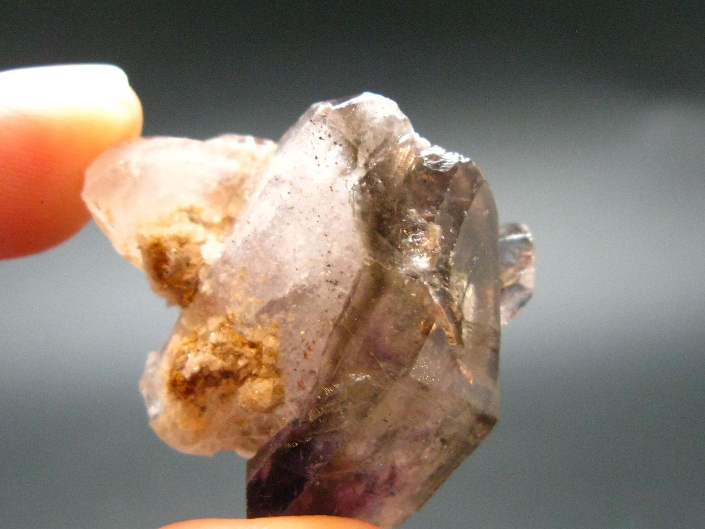 Rare Brandenberg Brandberg Amethyst Quartz Crystal From Namibia - 1.2"
