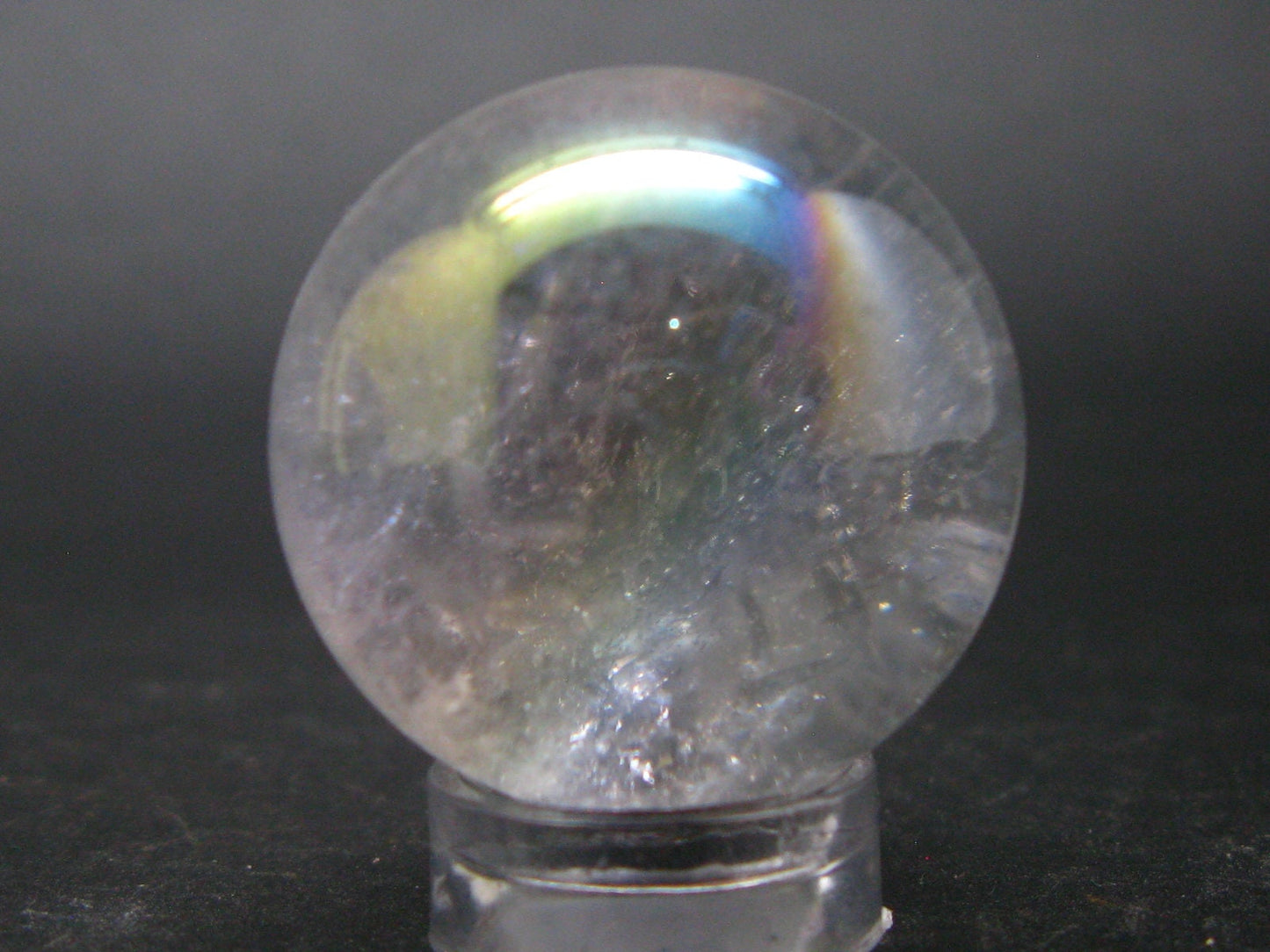 Beautiful Angel Aura Quartz Crystal Sphere Ball From Brazil - 1.0"