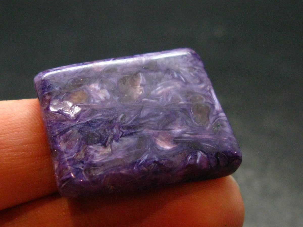 Large Nice Charoite Tumbled Stone from Russia - 8.0 Grams - 1.1"