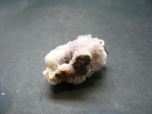 Rare Purple Creedite Silver Pendant From China - 1.3" - 7.94 Grams