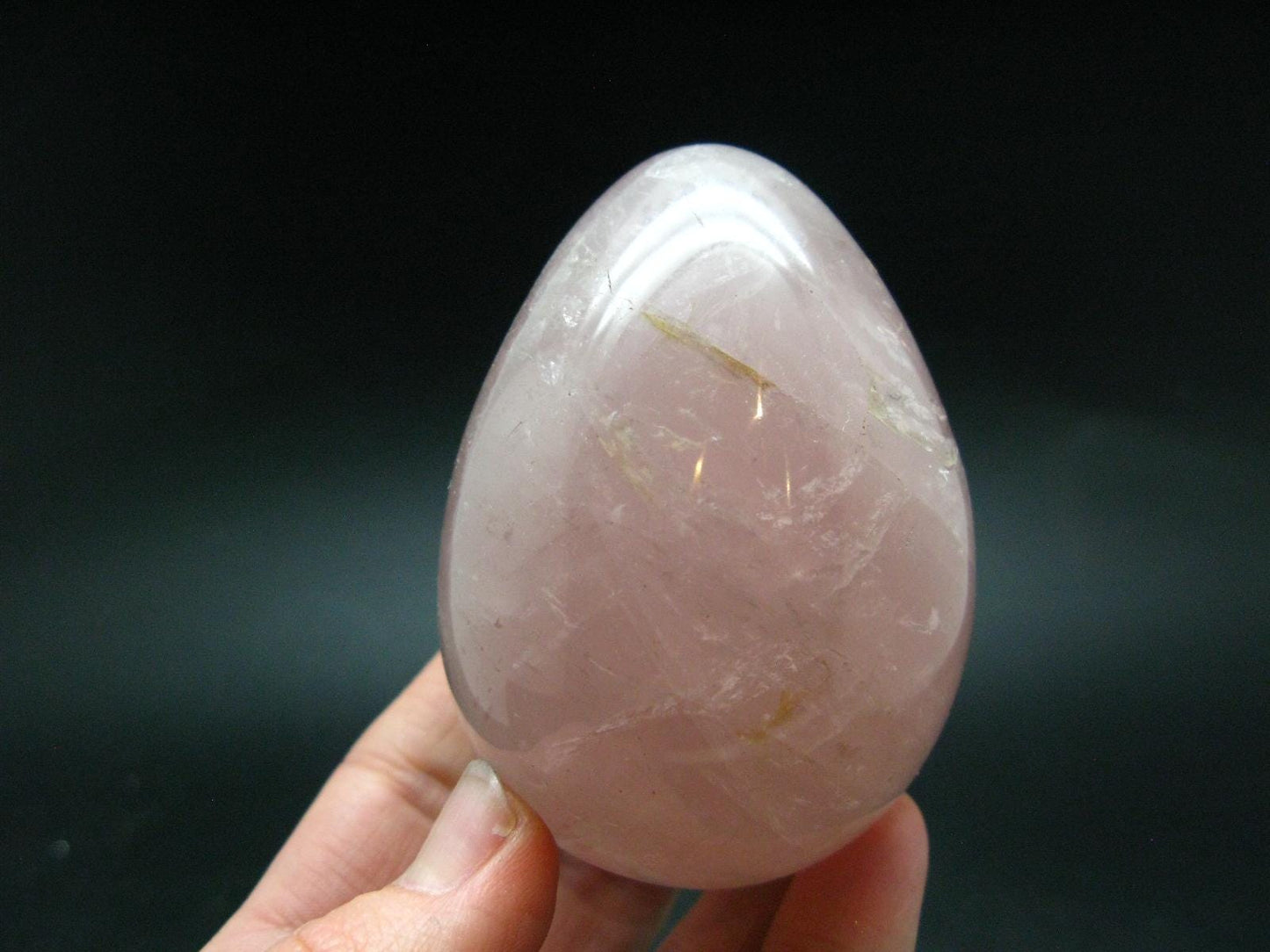 Star Rose Quartz Egg From Brazil - 2.9"