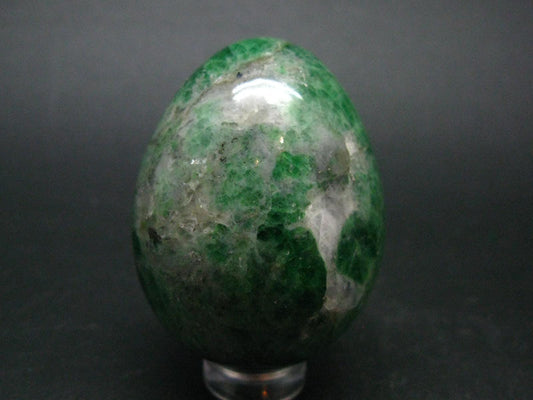Gem Tsavorite Garnet Egg From Tanzania - 109.54 Grams - 1.9"