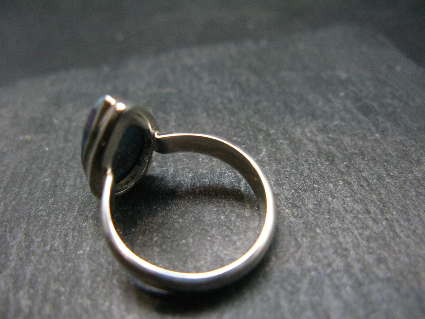 Ruby & Kyanite Silver Ring From India - 5.30 Grams - Size 7