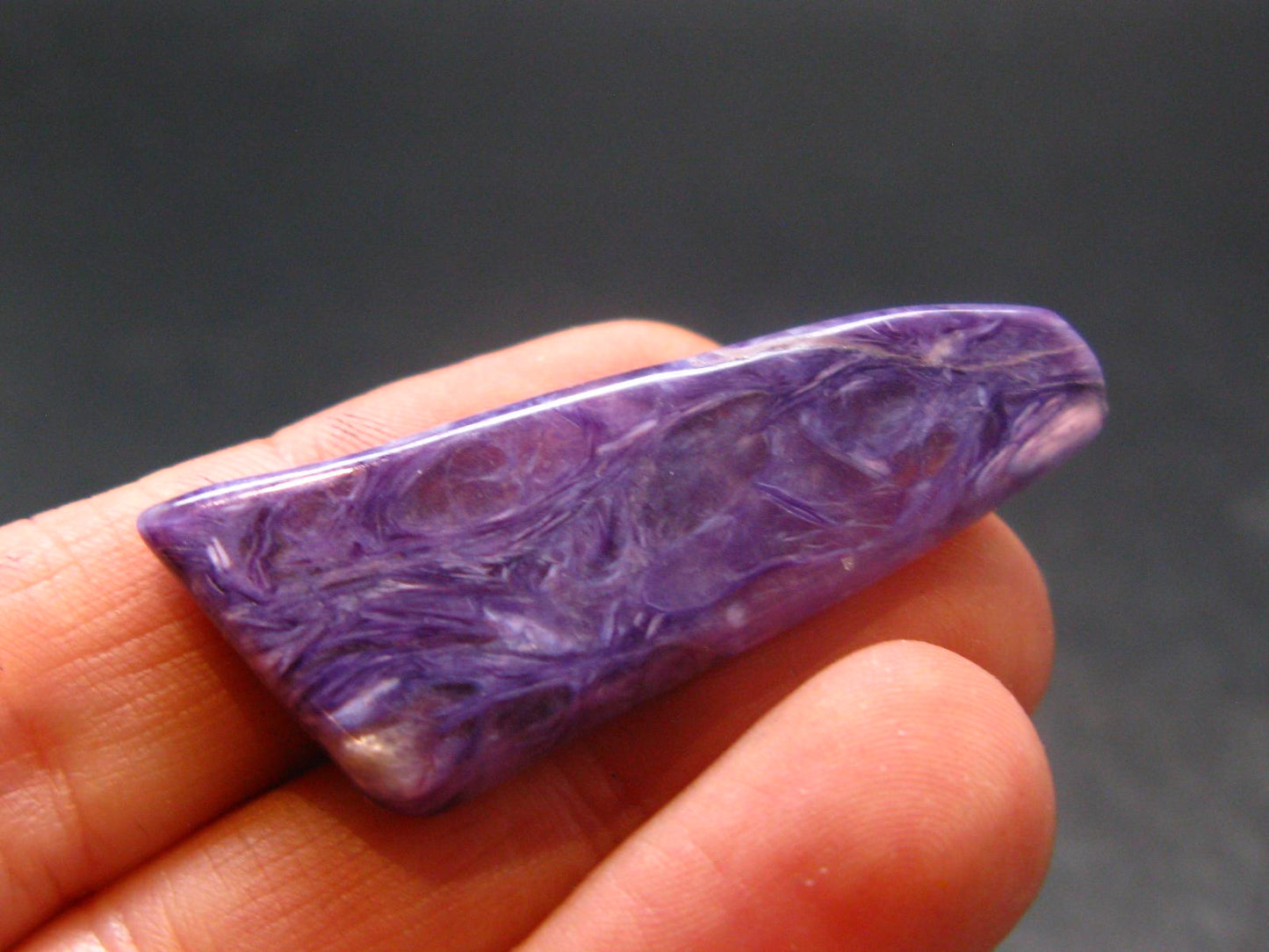 Large Nice Charoite Tumbled Stone from Russia - 5.92 Grams - 1.6"