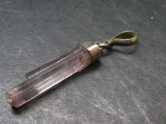 Pink Tourmaline Crystal Pendant - 1.5" - 2.0 Grams