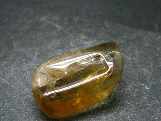 Nice Untreated Unheated Citrine Tumbled Stone from Zambia - 63.95 Carats - 1.2"