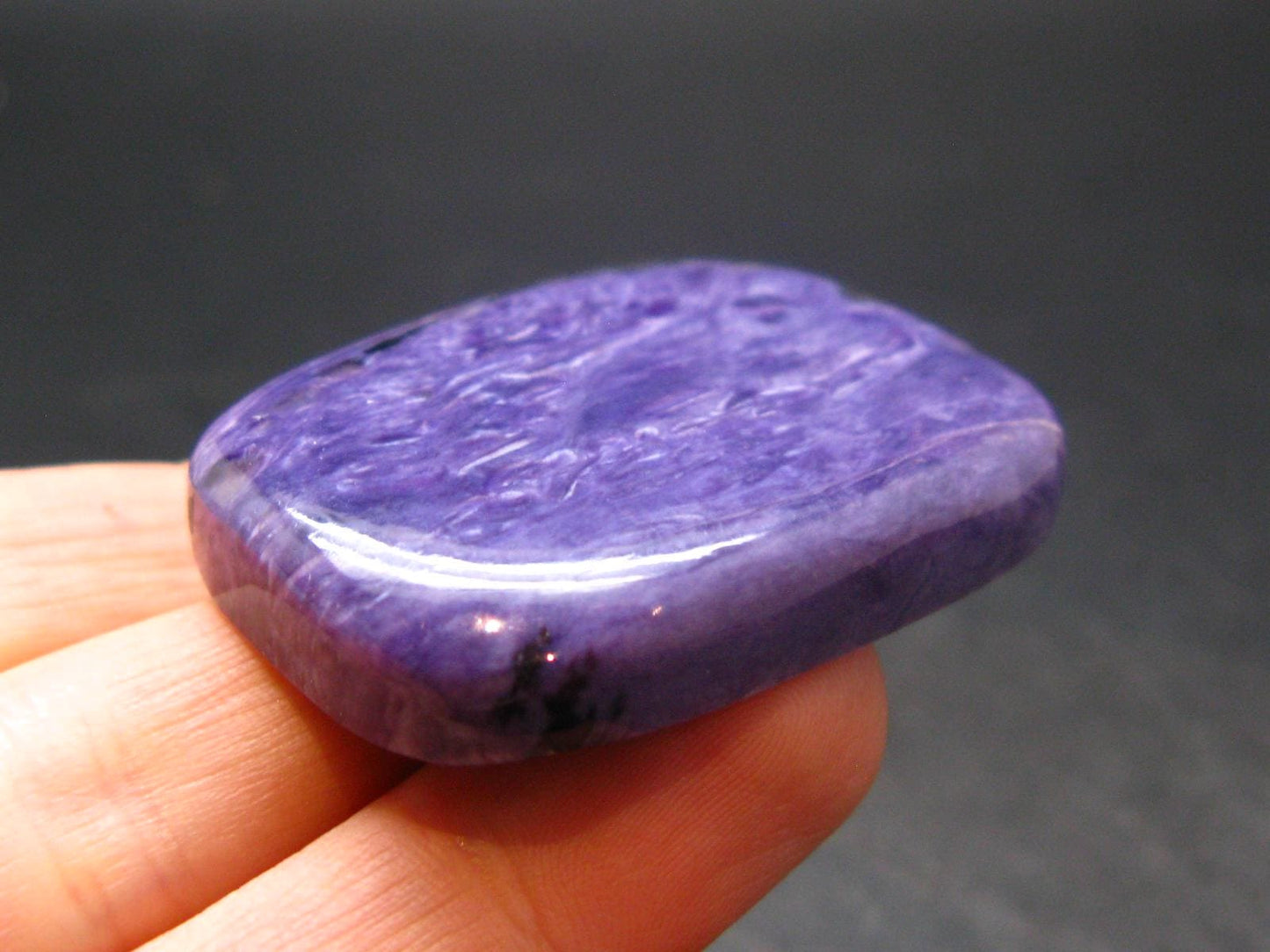 Rare High-Quality Charoite Cabochon From Russia - 1.6"