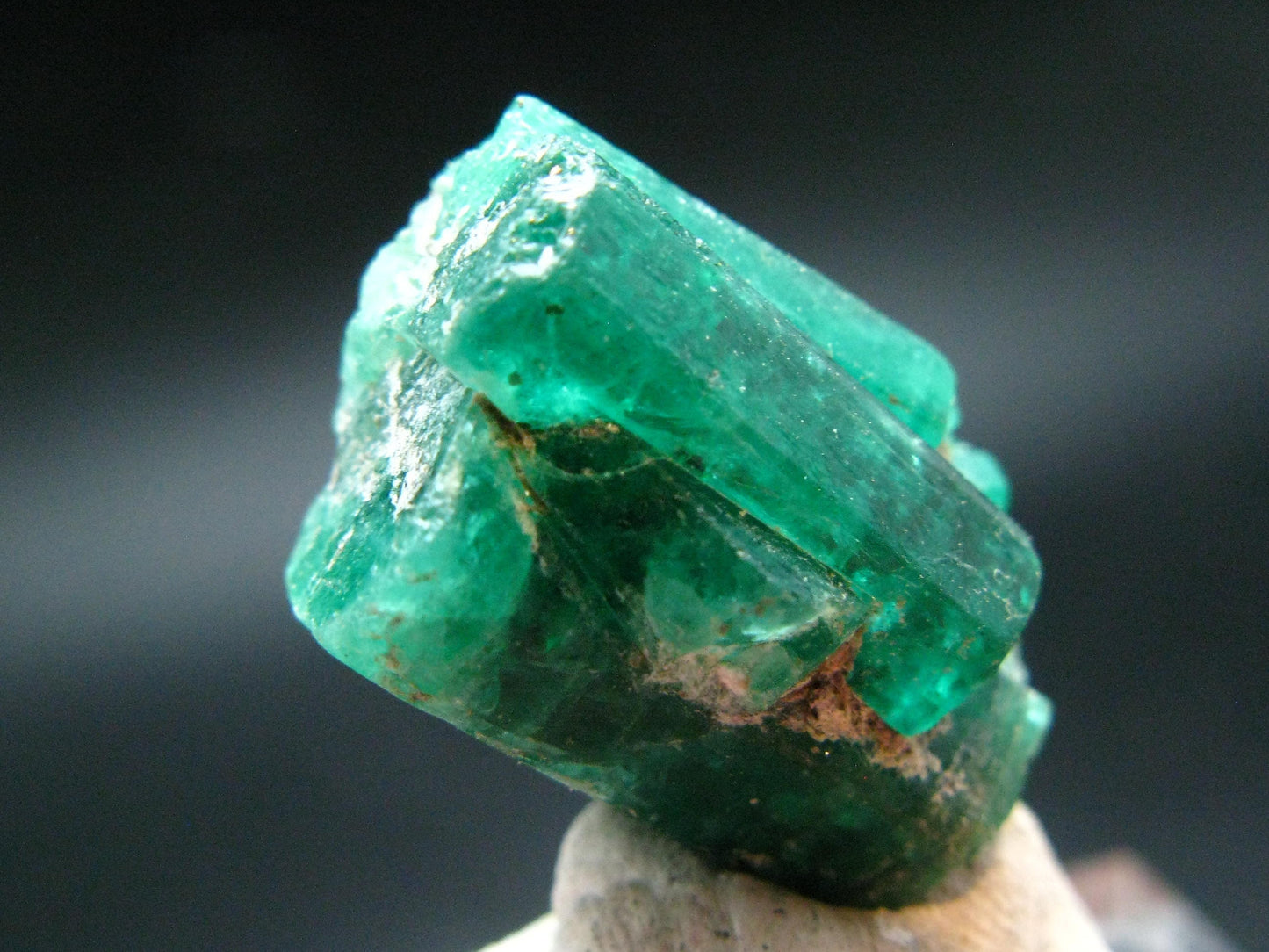 Gem Emerald Beryl Crystal From Ethiopia - 17.85 Carats - 0.8"