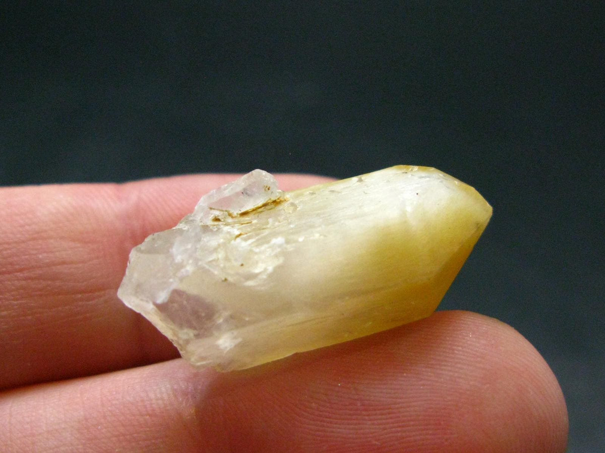 Rare Mango Quartz w/ Hallyosite Crystal From Colombia - 1.0" - 3.81 Grams