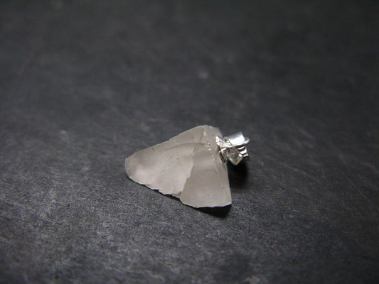 Phenakite Phenacite Crystal Silver Pendant From Russia - 0.8" - 1.35 Grams