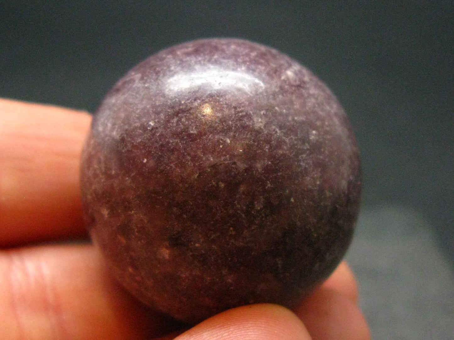 Lepidolite sphere from Brazil - 1.1"
