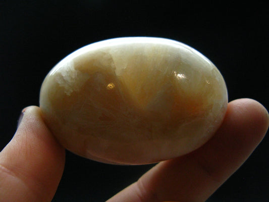 Unique Stilbite Tumbled Stone From India - 2.1"