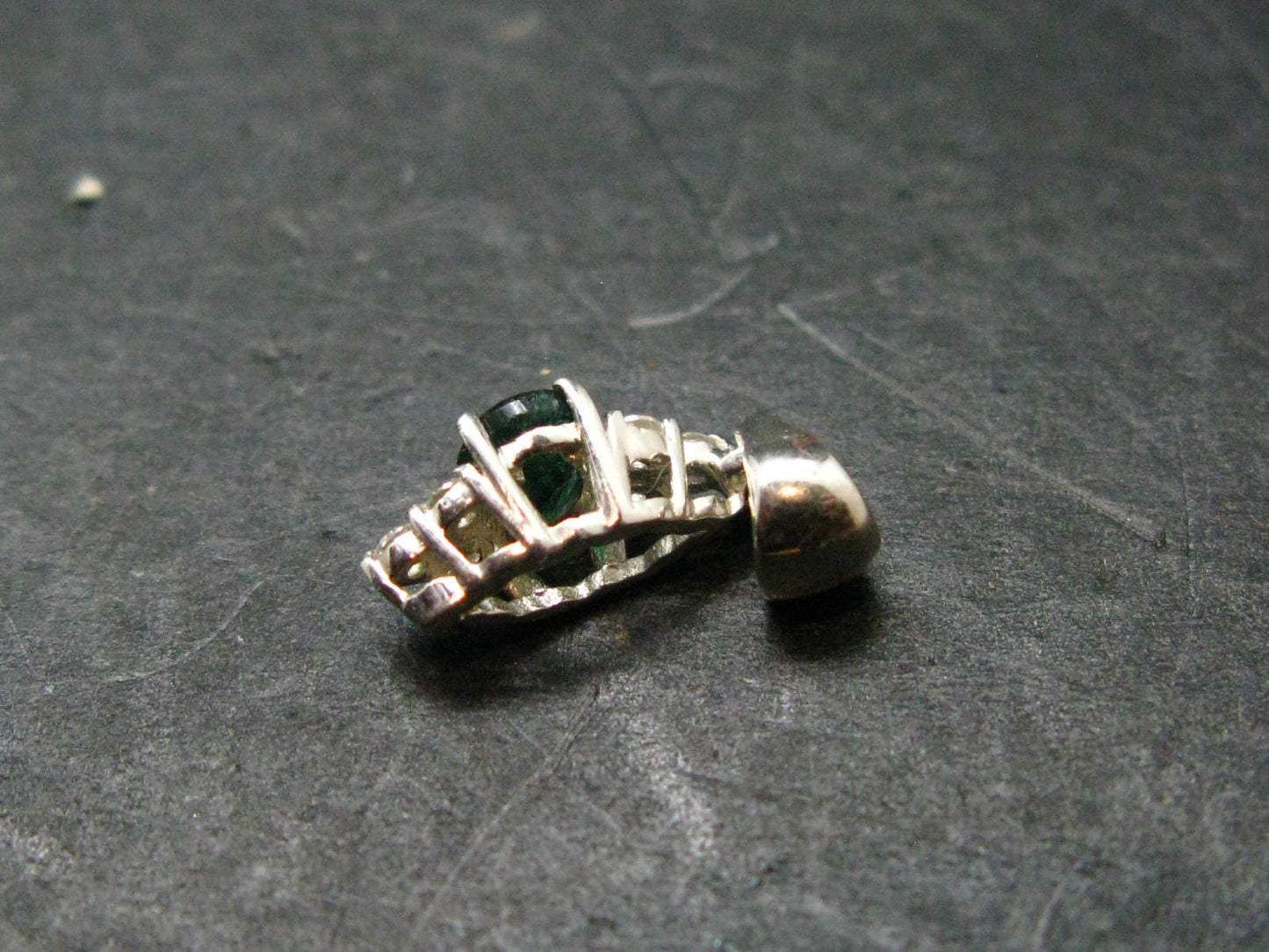 Emerald Silver Pendant From Colombia - 0.51 Grams